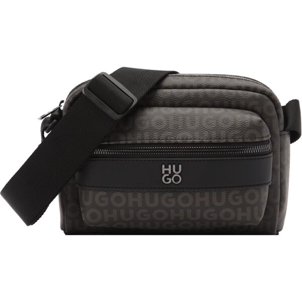 HUGO Taška cez rameno Quantic antracitová / čierna 67078050