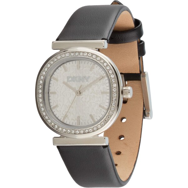 DKNY Analógové hodinky Evening čierna / strieborná 67078026