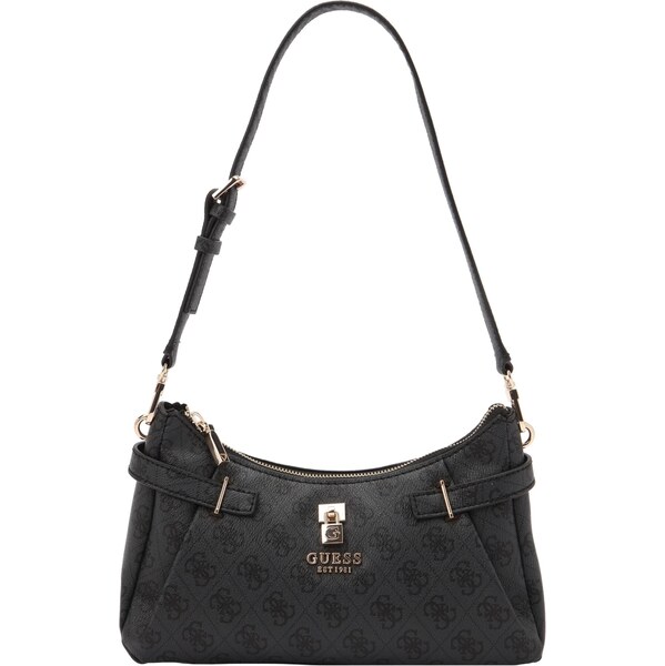GUESS Kabelka na rameno Yesba čadičová / čierna 67078019