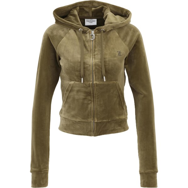 Juicy Couture Tall Tepláková bunda Madison kaki 67078109