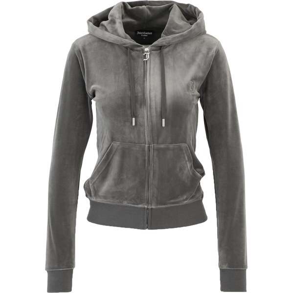 Juicy Couture Tall Tepláková bunda ROBERTSON tmavosivá 67078120