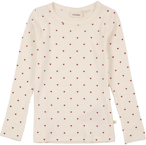 NAME IT Tričko NMFGAGO tmavočervená / biela 67078166