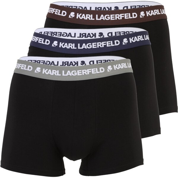 Karl Lagerfeld Boxerky tmavofialová / tmavočervená / čierna / biela 67078264