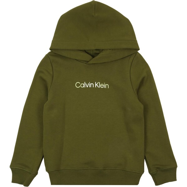 Calvin Klein Jeans Mikina olivová / biela 67078278