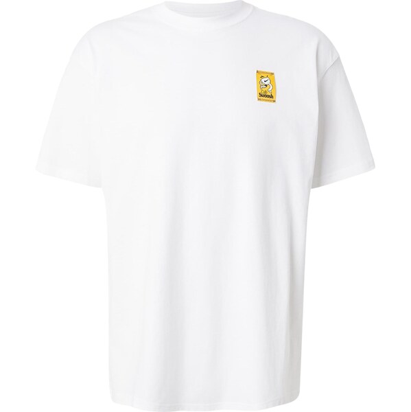 Nike Sportswear Tričko svetlosivá / oranžová / čierna / biela 67078315