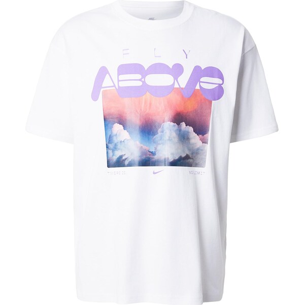 Nike Sportswear Tričko ABOVE fialová / biela 67078348
