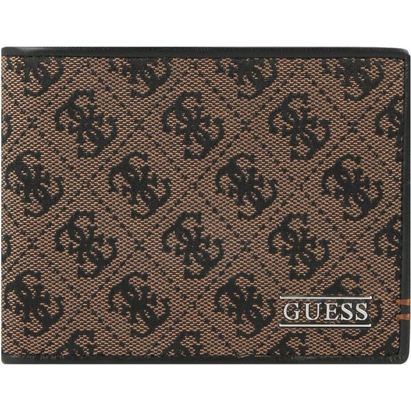 GUESS Peňaženka BOSTON hnedá / čierna 67078353