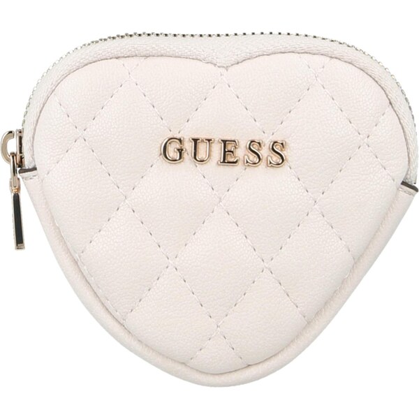 GUESS Prívesky na kľúče HEART prírodná biela 67078354