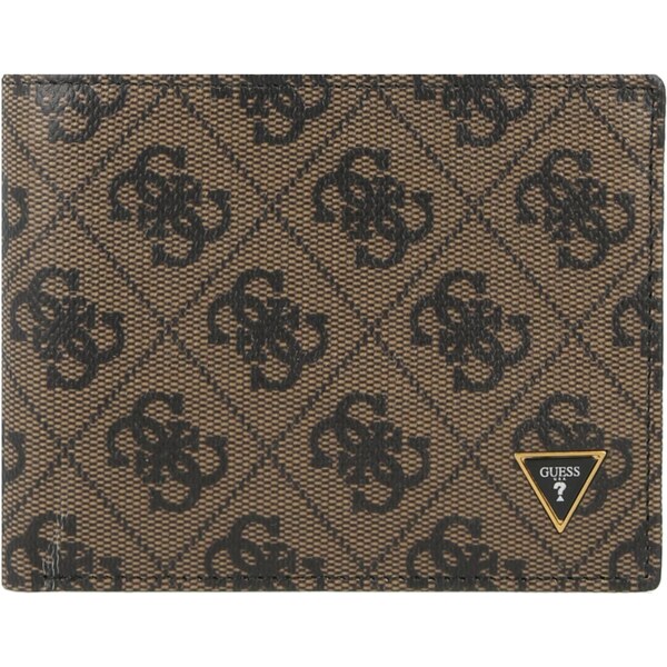 GUESS Peňaženka VEZZOLA hnedá / tmavohnedá 67078375