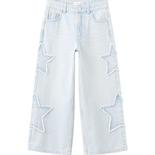 MANGO KIDS Džínsy Stars svetlomodrá 67077976