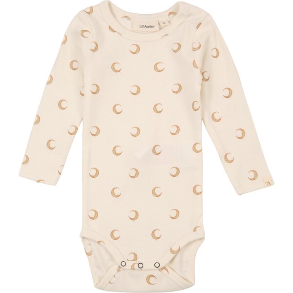 NAME IT Body NBNLayo hnedá / biela ako vlna 67088739