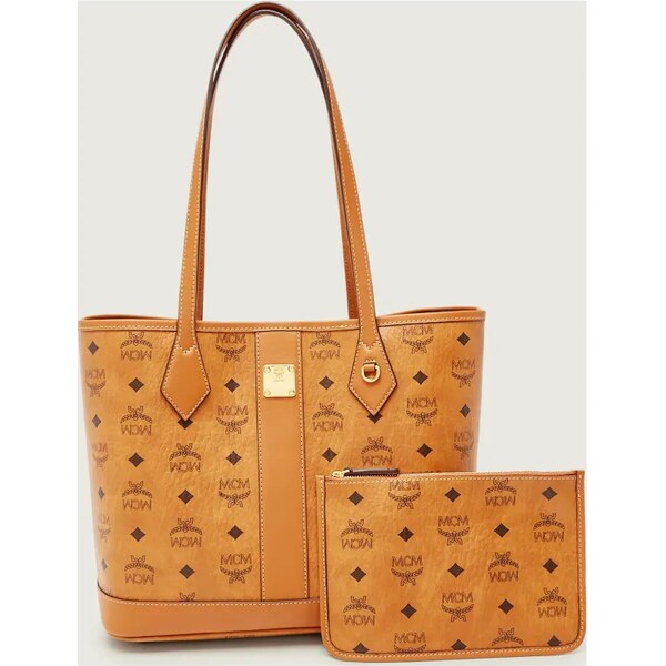 MCM Kožená shopper kabelka + príručná taštička LIZ 67075190