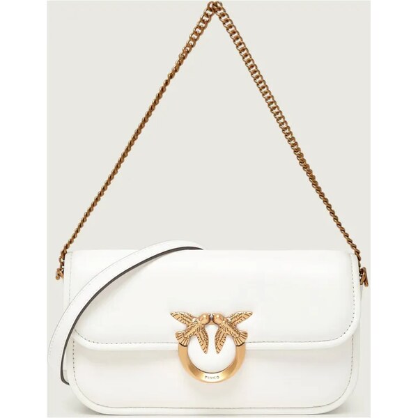 Pinko Kožená kabelka na rameno LOVE BOX 67073128