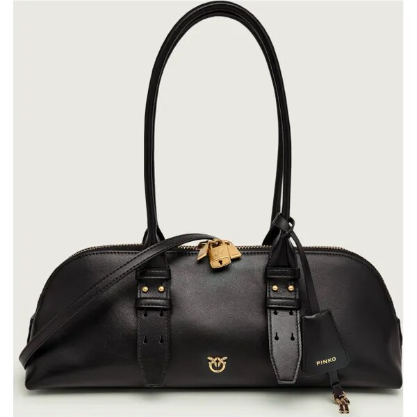 Pinko Kožený kufrík BOWLING BIG 67073131