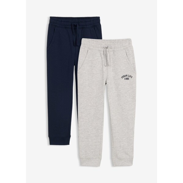 bonprix Joggingové tepláky z mäkkého mixu bavlny (2 ks v balení), 67085448