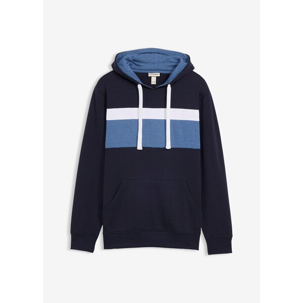 bonprix Mikina s kapucňou, farba modrá 67085439