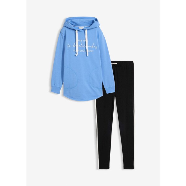 bonprix Joggingové oblečenie: dlhá mikina a legíny (2-dielne), farba 67085463