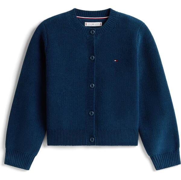 TOMMY HILFIGER Kardigán CHENILLE námornícka modrá 67088721