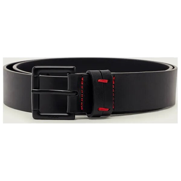 HUGO Kožený opasok Gebbol-REDst_Sz35 67081299