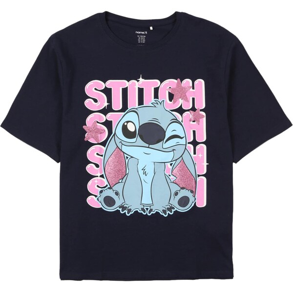 NAME IT Tričko NKFDymir Stitch námornícka modrá / nebesky modrá / 67088757