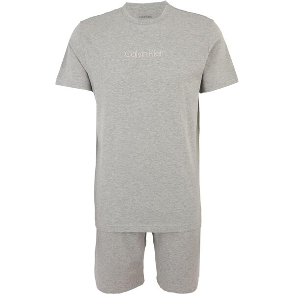 Calvin Klein Underwear Krátke pyžamo sivá melírovaná 67094724