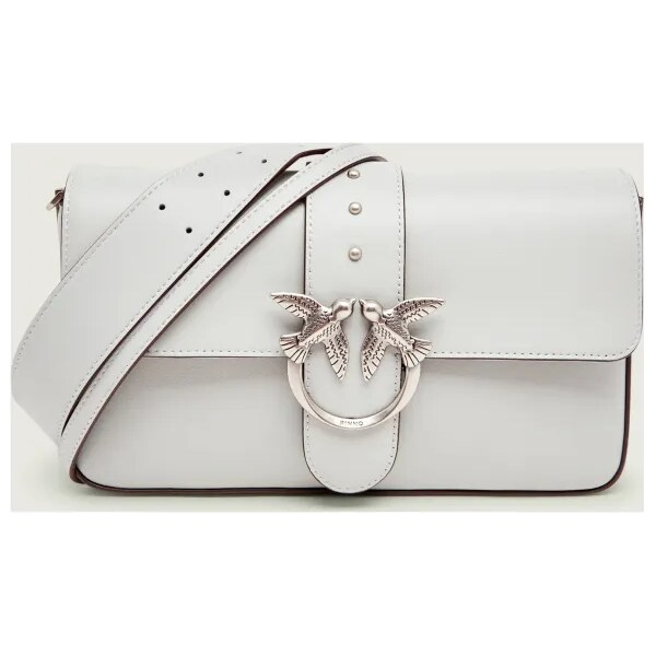 Pinko Kožená kabelka na rameno LOVE ONE CLASSIC SLOUCHY 67097679