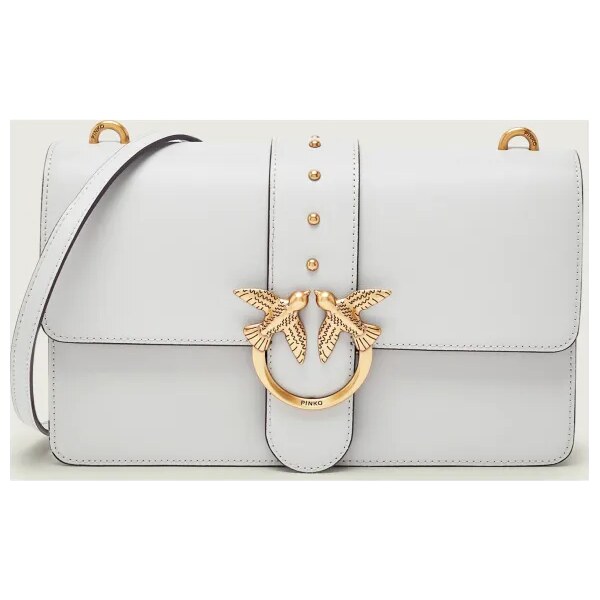 Pinko Kožená crossbody kabelka LOVE ONE CLASSIC 67098682