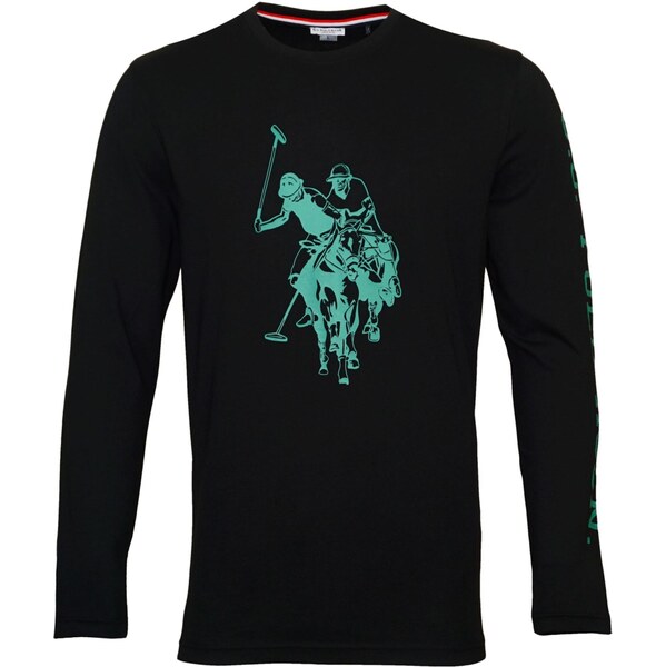 U.S. POLO ASSN. Tričko zelená / čierna 67101768