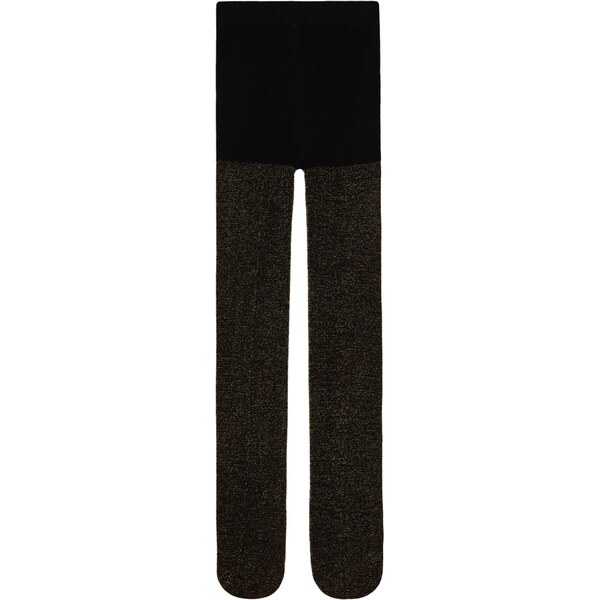 WE Fashion Pančuchy zlatá / čierna 67102978