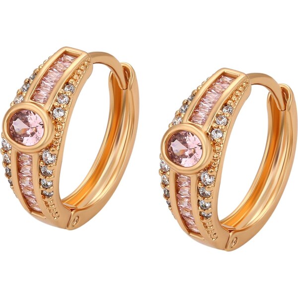 faina Náušnice ružové zlato / ružová 67103058