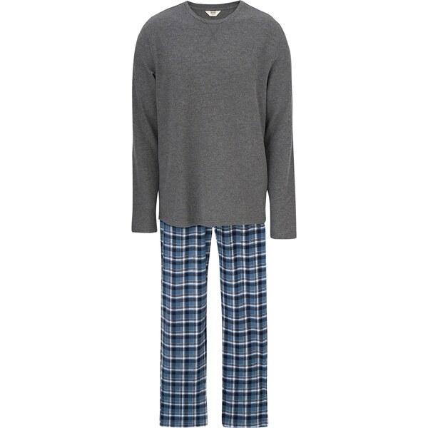 Dagi Dlhé pyžamo modrá / antracitová / biela 67103064