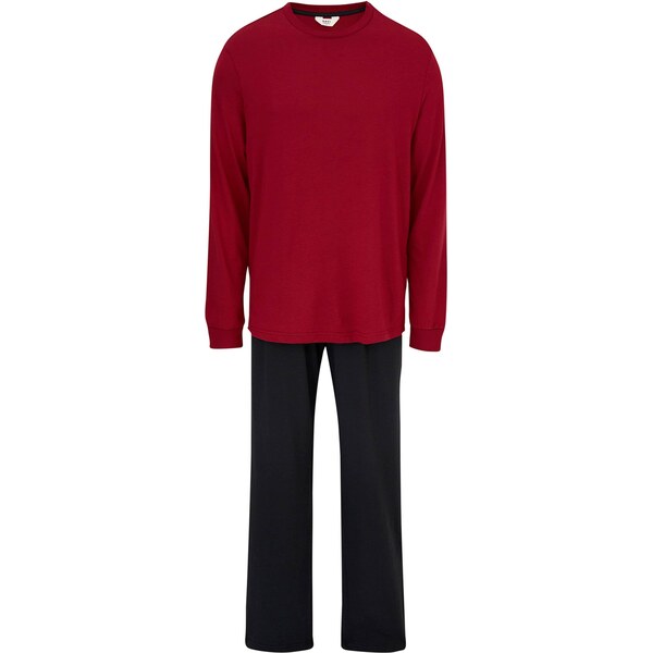 Dagi Dlhé pyžamo antracitová / bordová 67103132