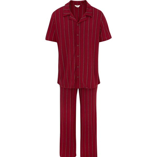 Dagi Dlhé pyžamo bordová / čierna 67103135