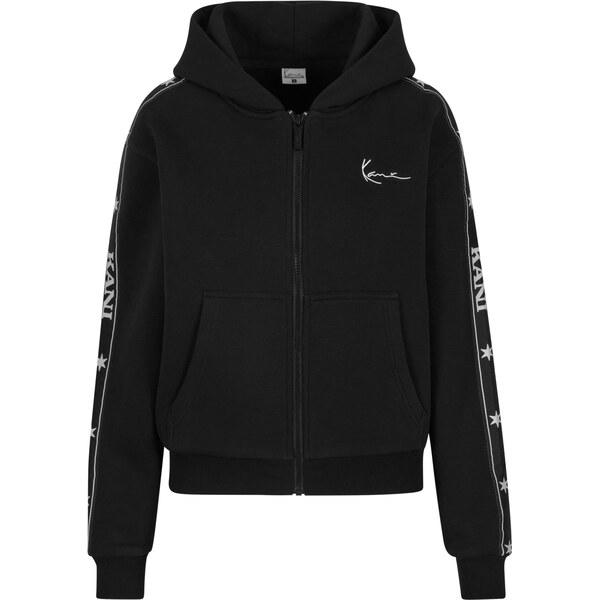 Karl Kani Tepláková bunda čierna / biela 67103187