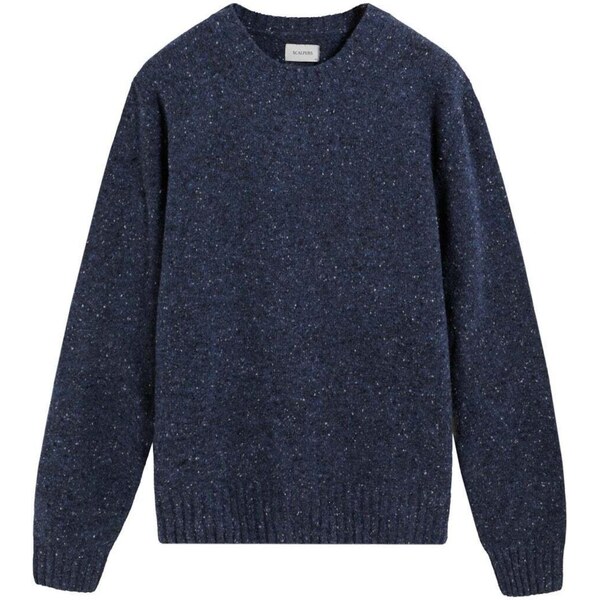 Scalpers Sveter Noah námornícka modrá / šedobiela 67103231