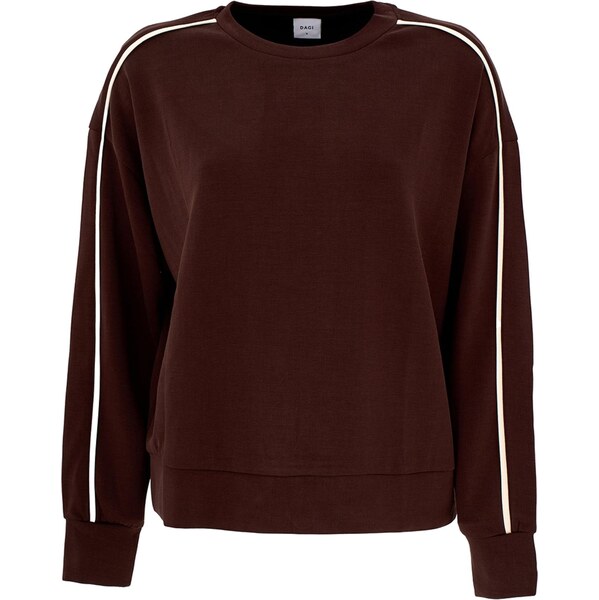 Dagi Mikina hnedá / biela 67103276