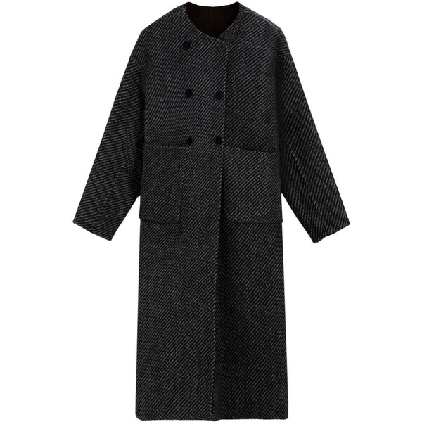 Scalpers Prechodný kabát tmavosivá 67103382