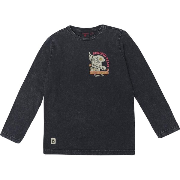 KOROSHI Tričko žltá / sivá / čerešňová / čierny denim 67103542