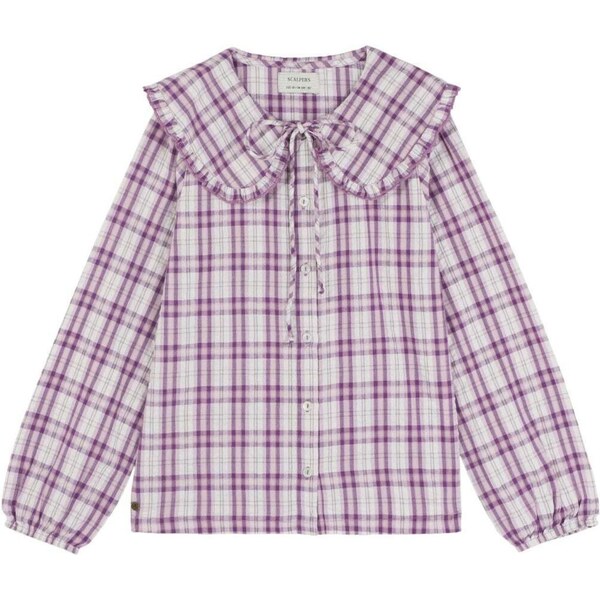 Scalpers Blúzka fialová / orgovánová / prírodná biela 67103601