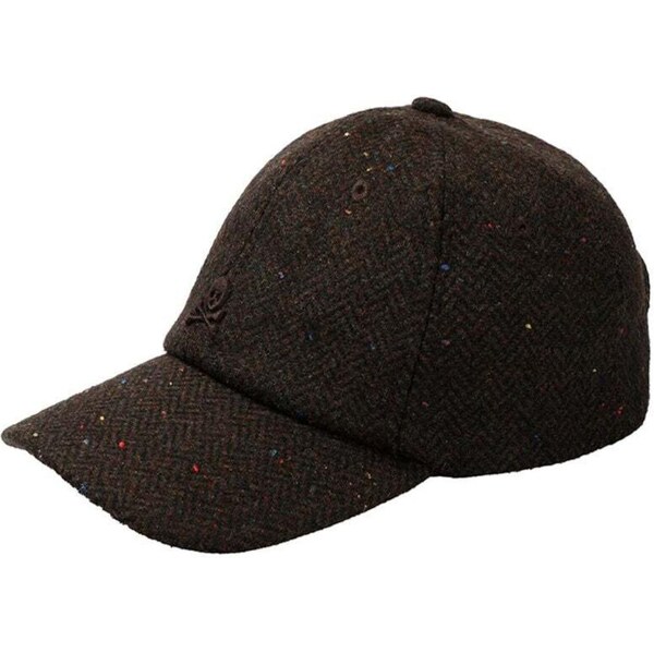 Scalpers Čiapka tmavohnedá 67103637