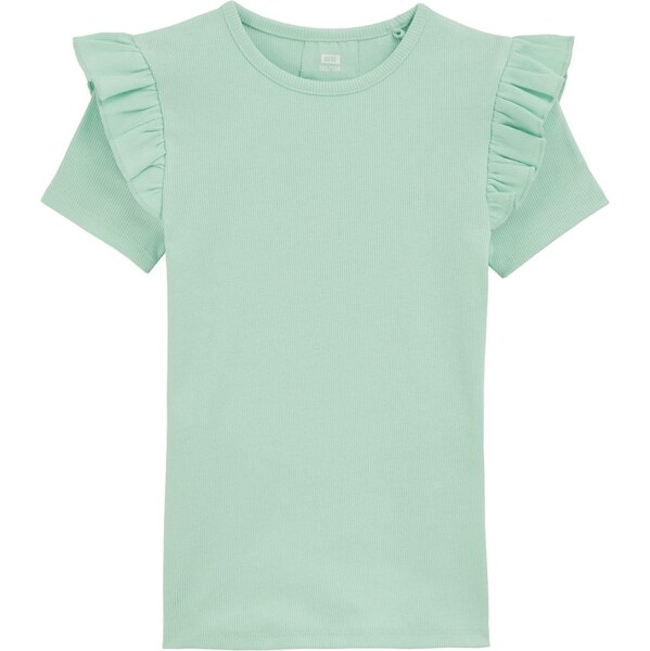 WE Fashion Tričko Meisjes svetlozelená 67103656