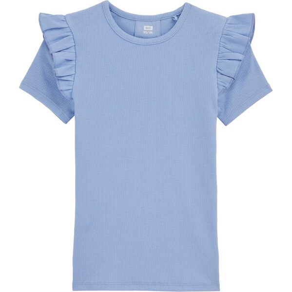 WE Fashion Tričko Meisjes pastelovo modrá 67103659