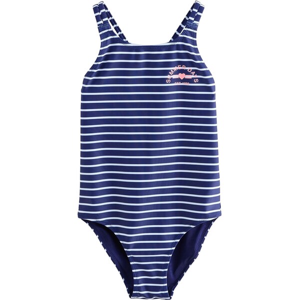 Next Jednodielne plavky námornícka modrá / rosé / biela 67103833