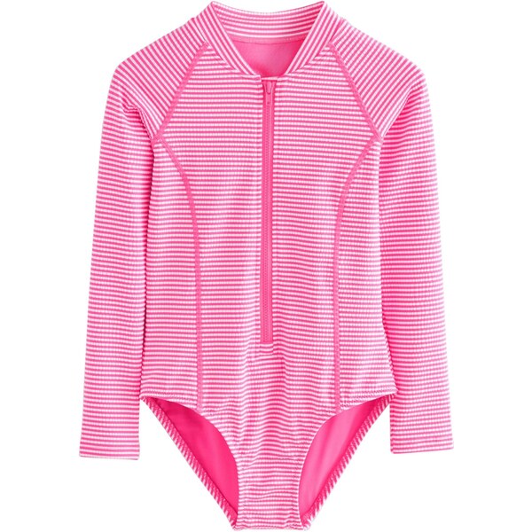 Next Jednodielne plavky ružová / biela 67103856