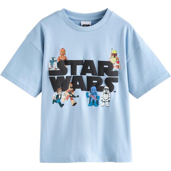 Next Tričko svetlomodrá / žltá / čierna / biela 67103893