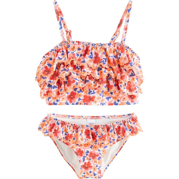 Next Bikiny modrá / mandarínková / pitaya / biela 67103924