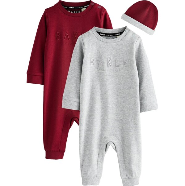 Baker by Ted Baker Pyžamo sivá melírovaná / burgundská 67103929