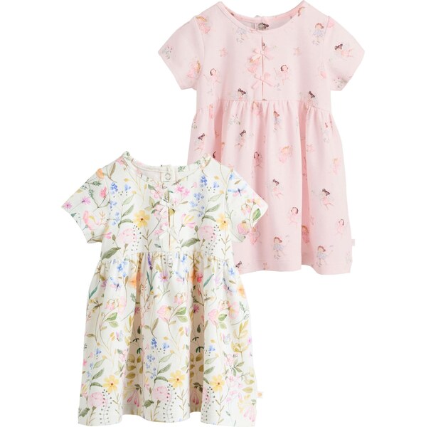 Next Šaty žltá / zelená / ružová / biela 67104074