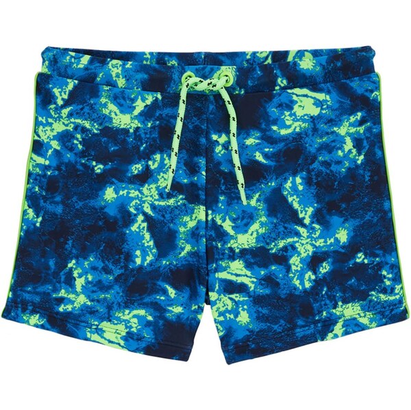 WE Fashion Plavky námornícka modrá / námornícka modrá / neónovo zelená 67104198