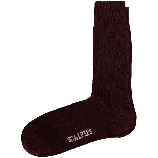 Scalpers Ponožky Icon Haffel burgundská 67104199